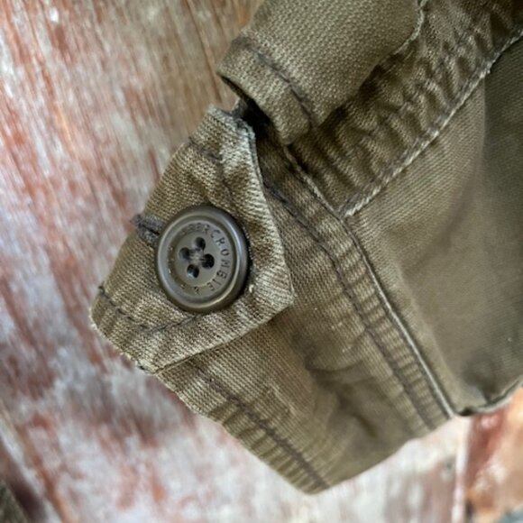 Abercrombie & Fitch Sentinel Jacket Military Green Vintage Size Mens M - Picture 3 of 10